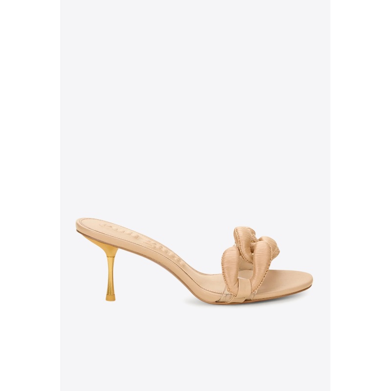 Vaneya 70 Interlocking Strap Sandals Nude wshoeseu_EU 36