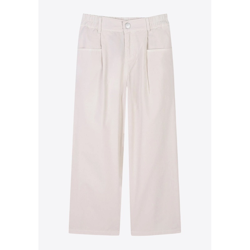 Girls Wide-Leg Jeans Sand 2 Yrs