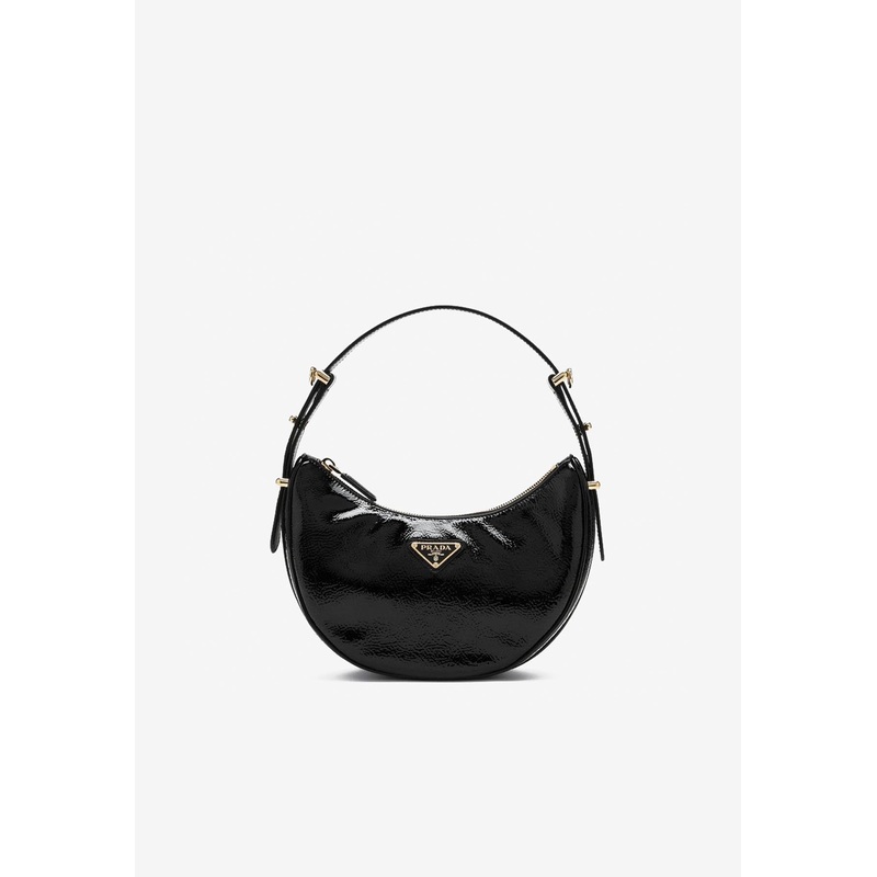 Arqu Patent Leather Shoulder Bag Black Onesize