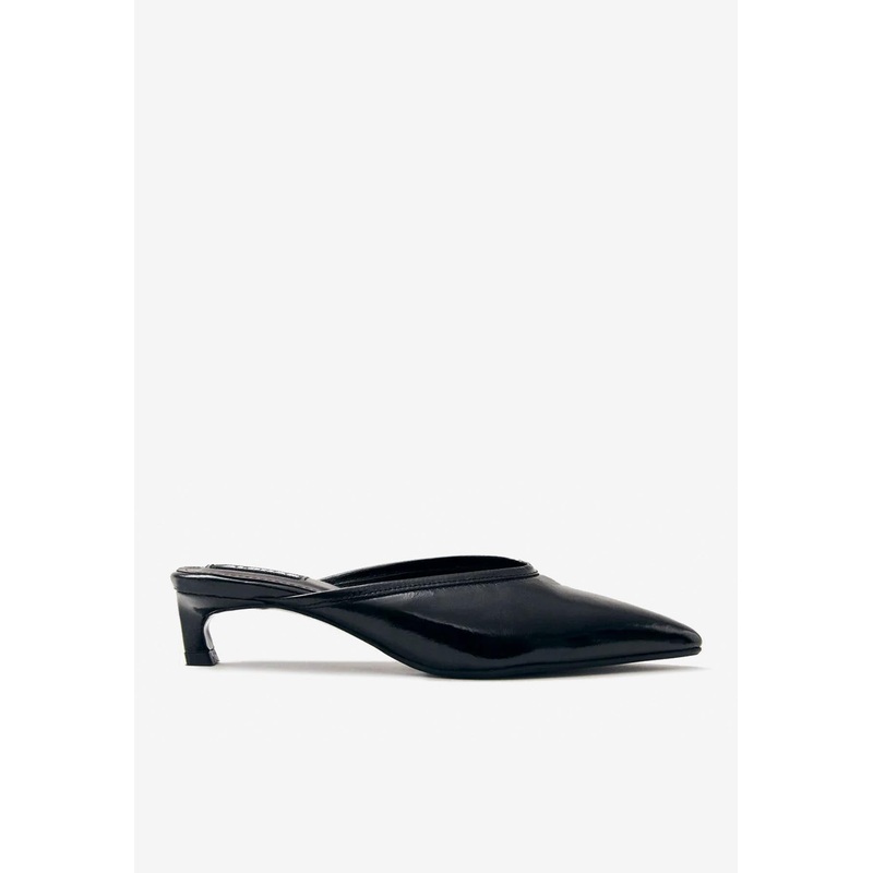 Tessa 45 Leather Mules Black wshoeseu_EU 36