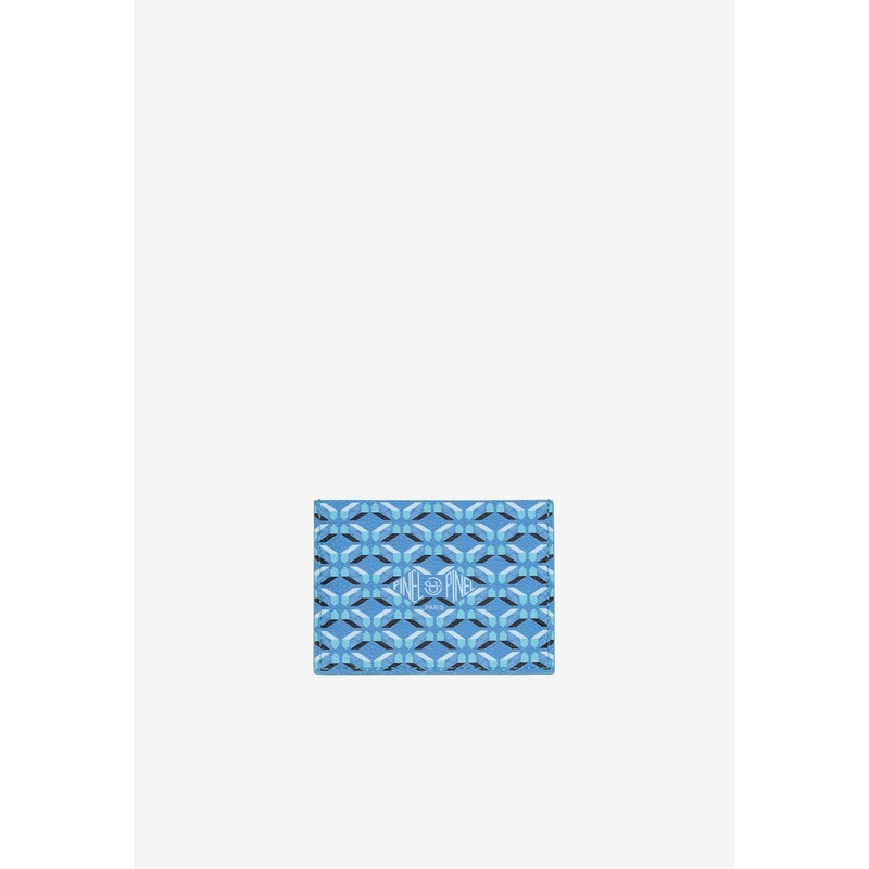 Pop 3C Coated Canvas Monogram Cardholder Blue Onesize
