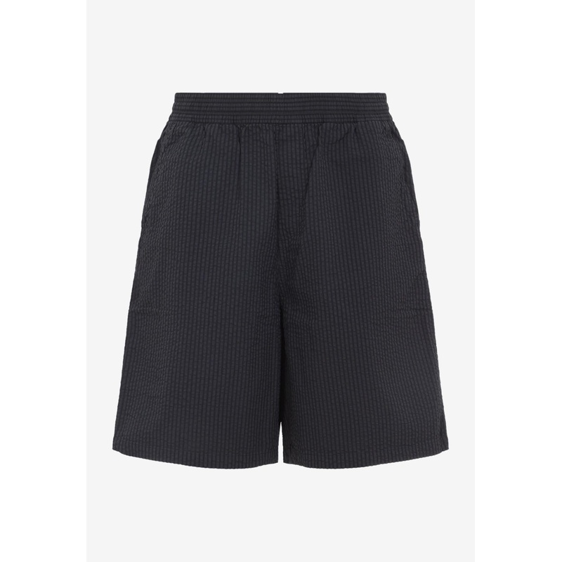 Toland Seersucker Shorts Black mrtwstd_S