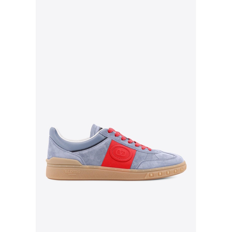 Upvillage Leather and Suede Sneakers Blue mshoeseu_EU 39