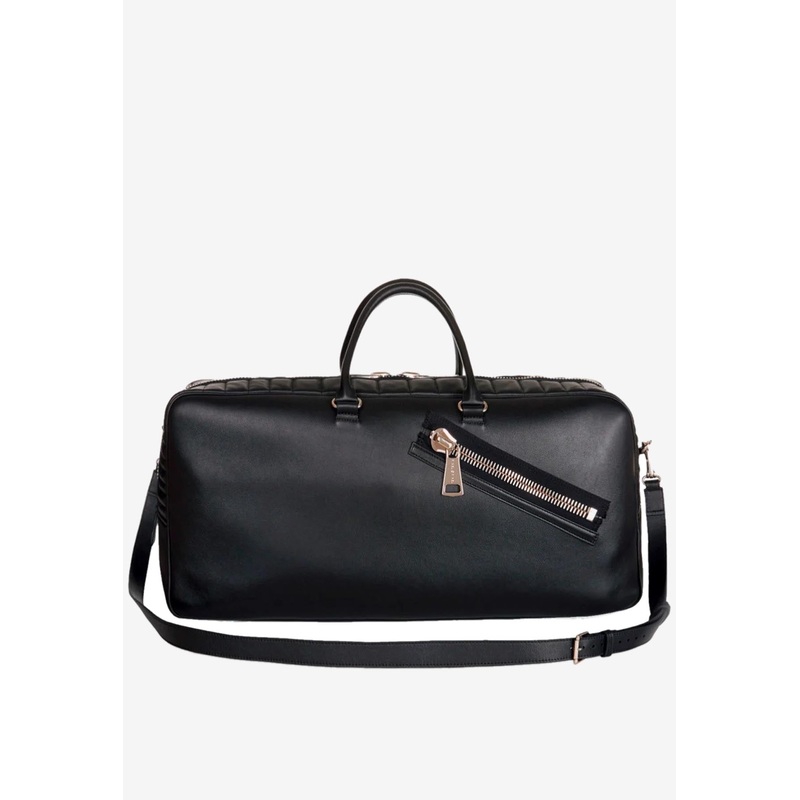 XL Bombay Taurillon Leather Travel Bag Black Onesize