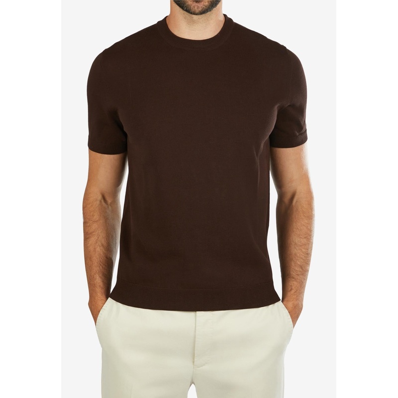 Basic Crewneck T-shirt Brown mrtwit_IT 46