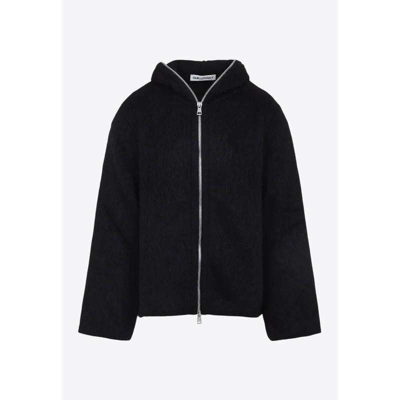 Full Zip Hood Sweatshirt Black mrtwit_IT 48