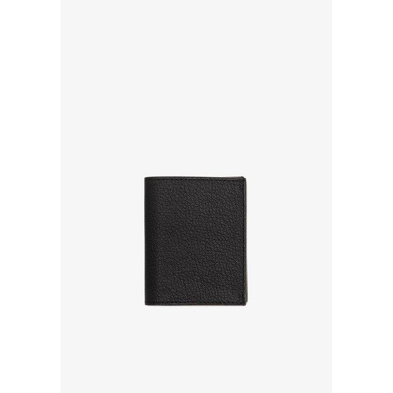 Pipo 2C Grained Leather Cardholder Black Onesize