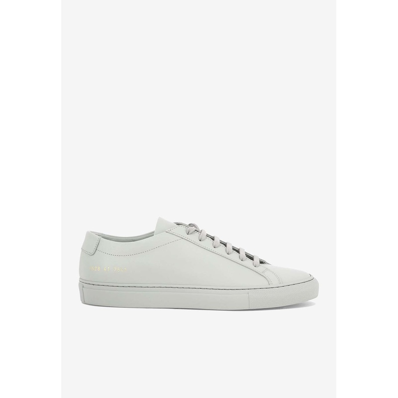 Achilles Leather Lace-Up Sneakers Gray mshoeseu_EU 40