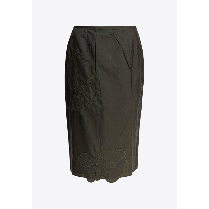 Allegra Pencil Skirt Dark Green wrtwuk_UK 8