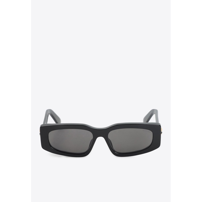 B.zero1 Rectangular Sunglasses Black Onesize