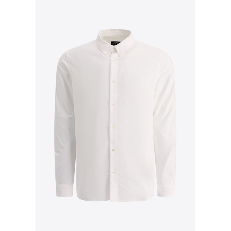 Essential Long-Sleeved Shirt White mrtwstd_S