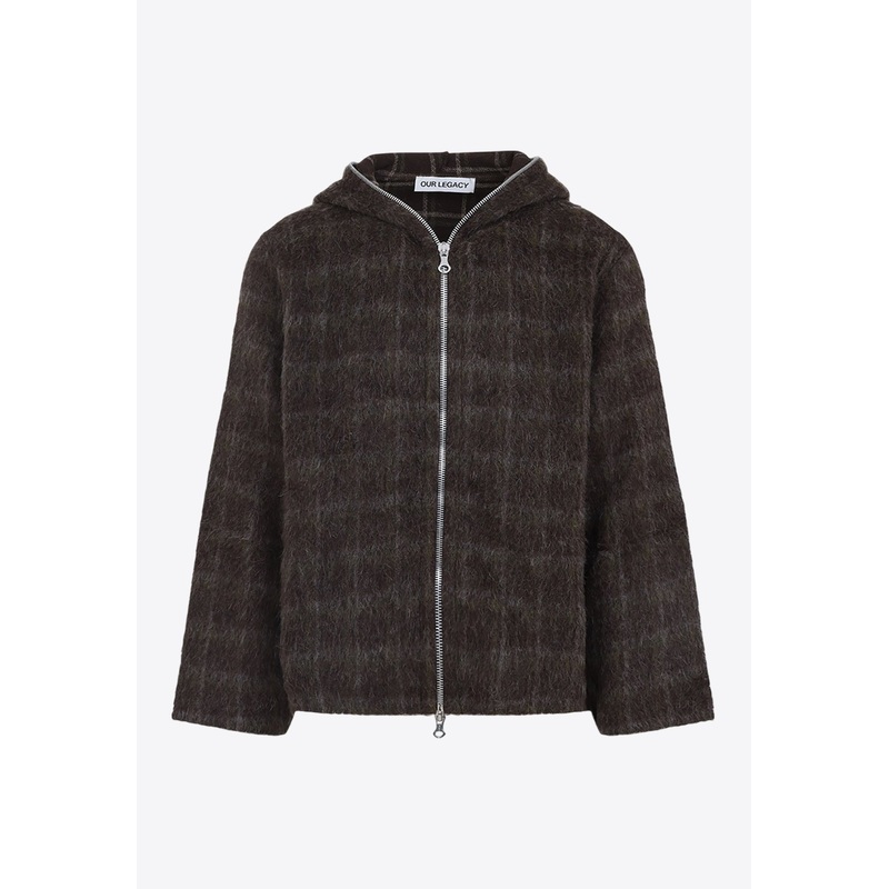 Full Zip Hood Sweatshirt Brown mrtwit_IT 48