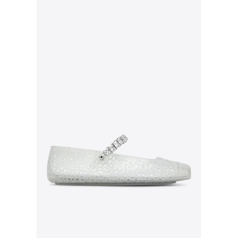 The Jelly Ballet Flats Clear wshoeseu_EU 36