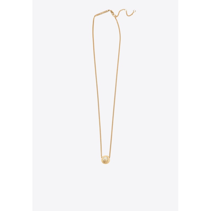 Anagram Pebble Necklace Gold Onesize