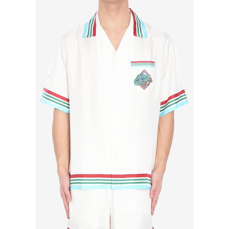 Casa Way World Series Bowling Shirt White mrtwstd_S
