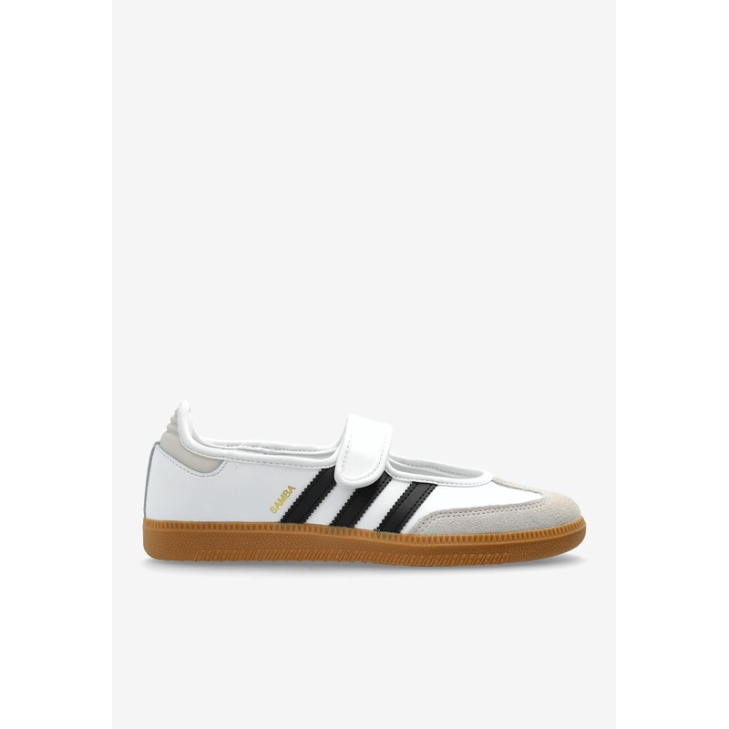 Samba Jane Leather Sneakers White ushoesadiuk_UK 3.5