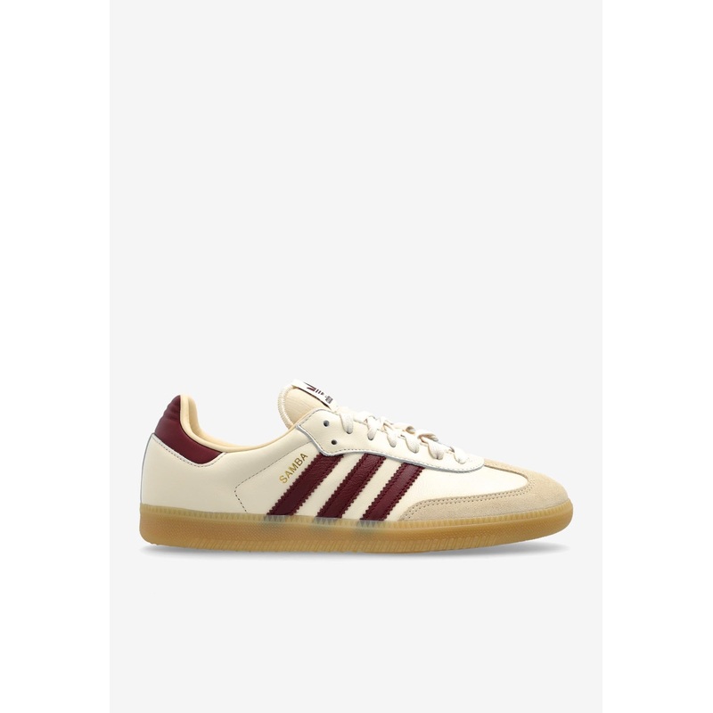 Samba OG Leather Low-Top Sneakers Cream ushoesadiuk_UK 3.5