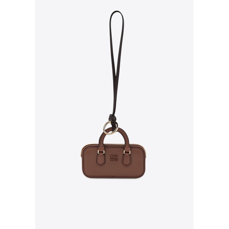 Trick Arcadie Bag-Shaped Key-Ring Cognac Onesize