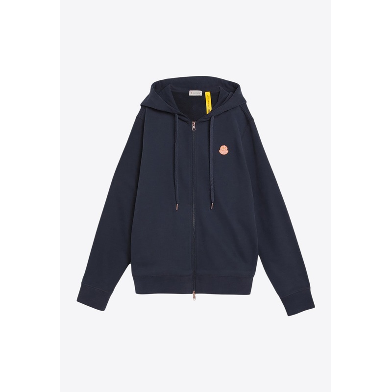 X Gilga Farm By Donald Glover Logo Patch Zip-Up Hoodie Navy mrtwstd_M