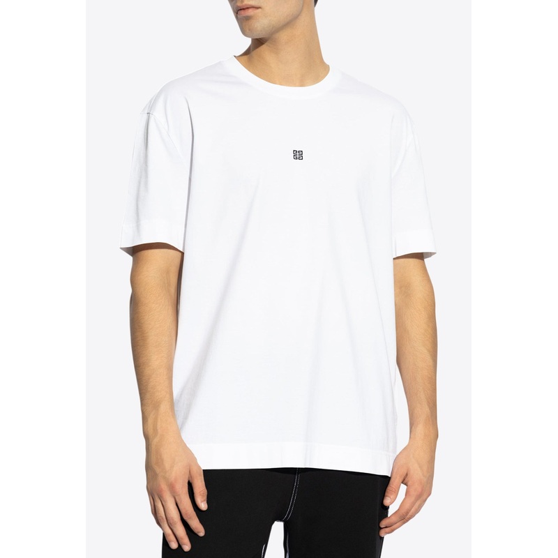 4G Embroidered T-shirt White mrtwstd_XS