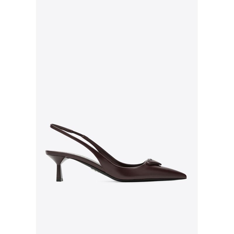 75 Dcollet Leather Slingback Pumps Bordeaux wshoeseu_EU 36