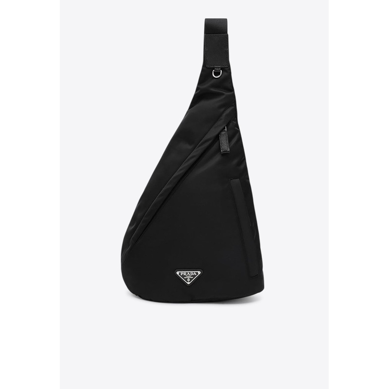 Asymmetric Sling Backpack Black Onesize