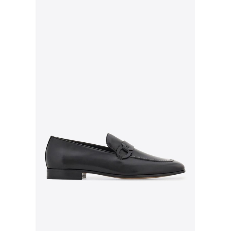 Bonny Gancini Calfskin Loafers Black mshoesus_US 6