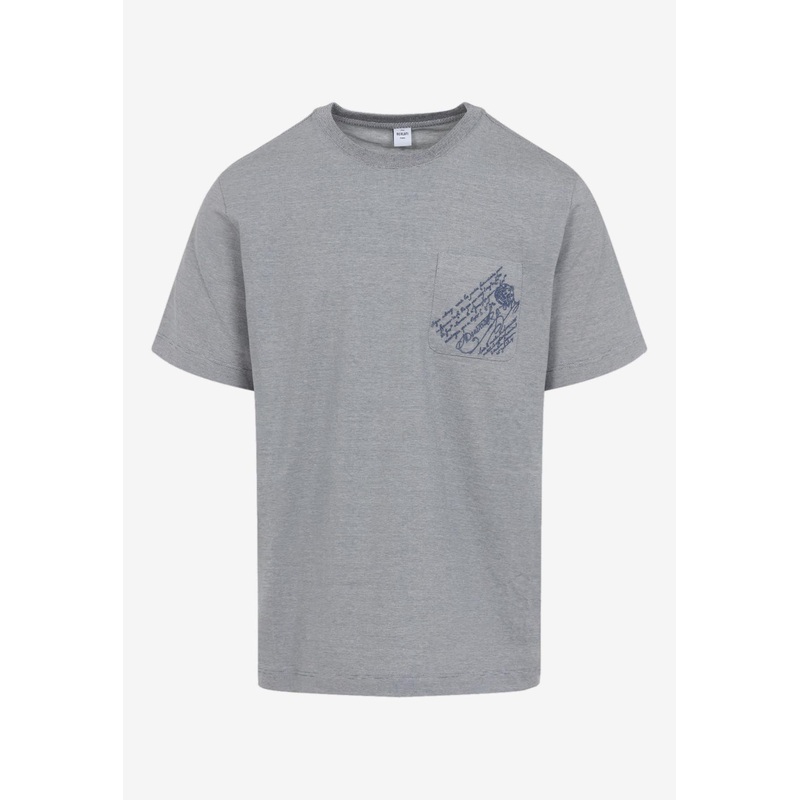 Striped Crewneck T-shirt Blue mrtwstd_S
