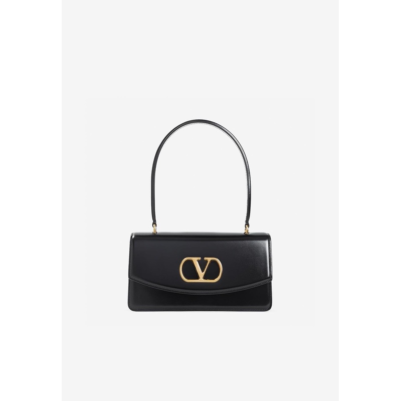 Vain Leather Shoulder Bag Black Onesize