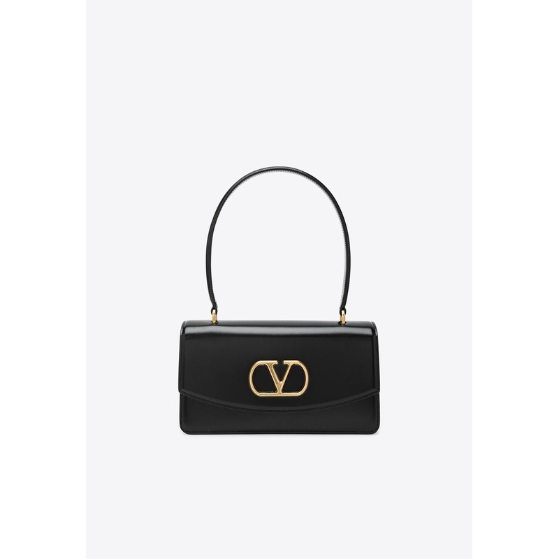 Vain Shoulder Bag in Glossy Calfskin Black Onesize