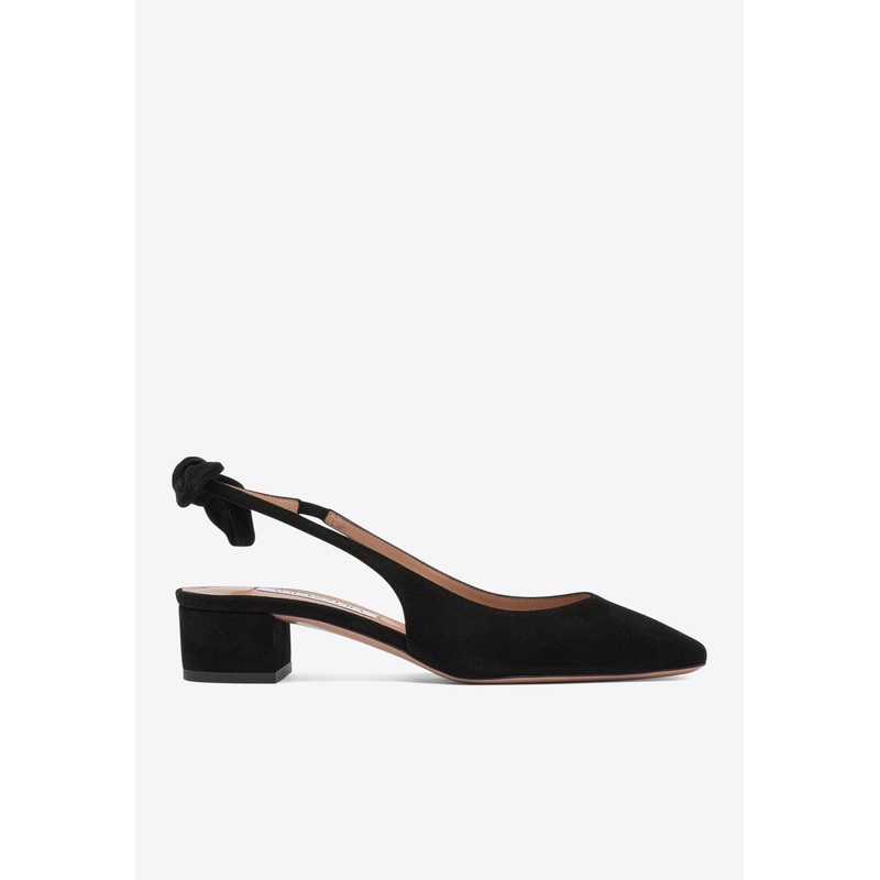 Very Bow Tie 35 Slingback Pumps Black wshoeseu_EU 35