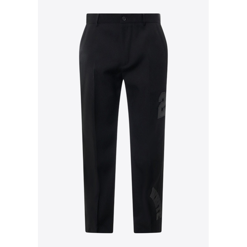 23 Patch Essential Wool Pants Black wrtwit_IT 50