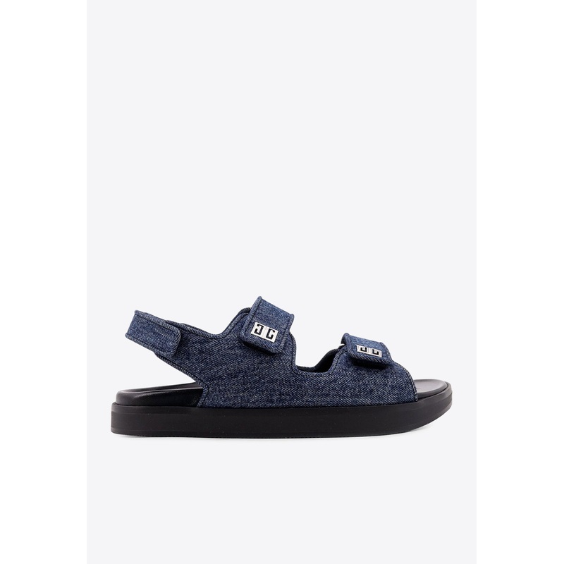 4G Logo Denim Sandals Blue wshoeseu_EU 36