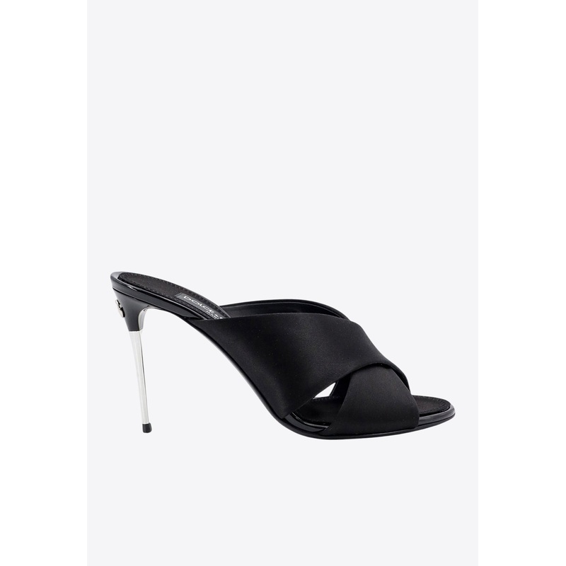 85 Keira Satin Sandals Black wshoeseu_EU 36