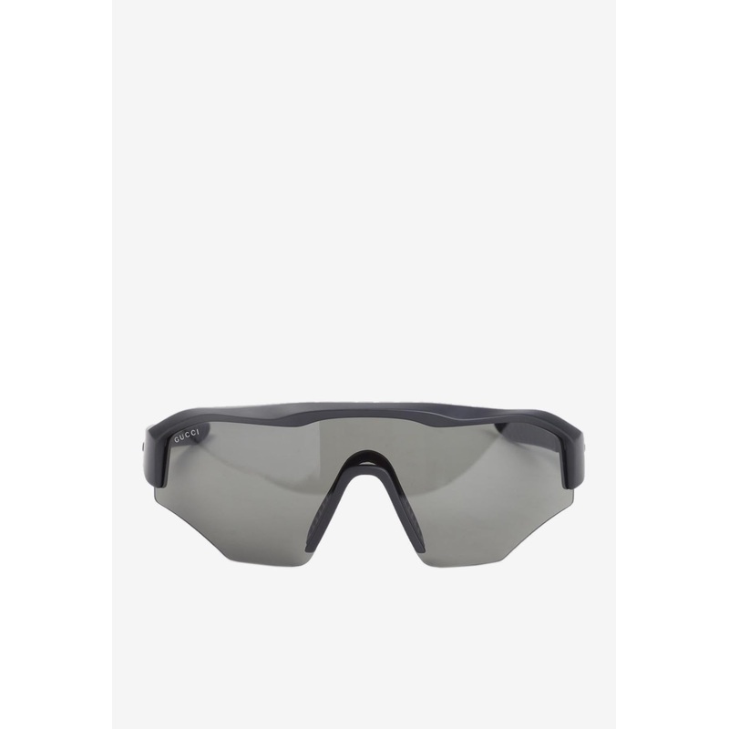Blade Rectangular Sunglasses Black Onesize