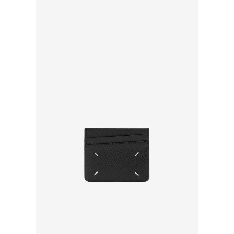 Cardholder in Grained Calf Leather Black Onesize