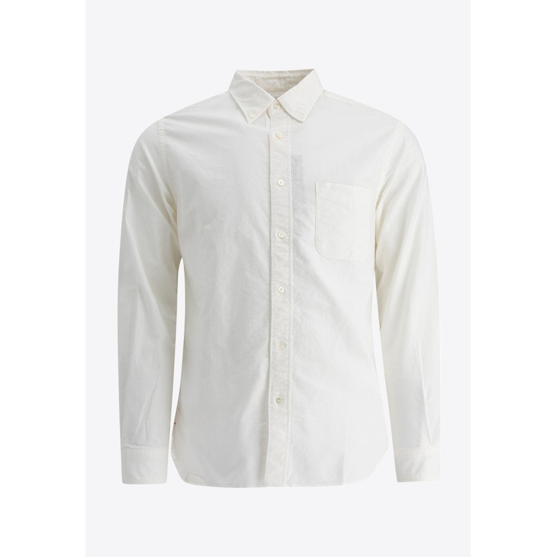 Classic Buttoned Shirt White mrtwstd_M