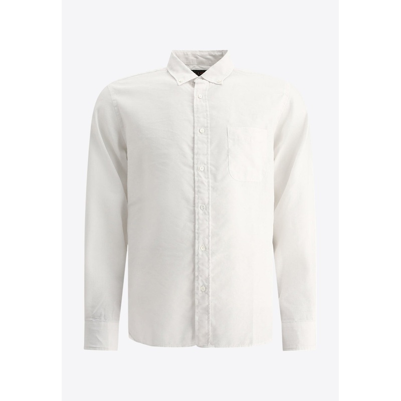 Classic Linen Shirt White mrtwstd_S