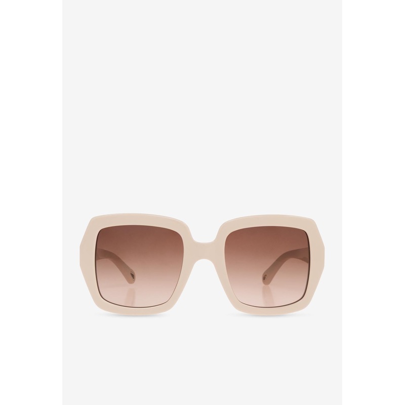 Marcie Square Sunglasses Brown Onesize