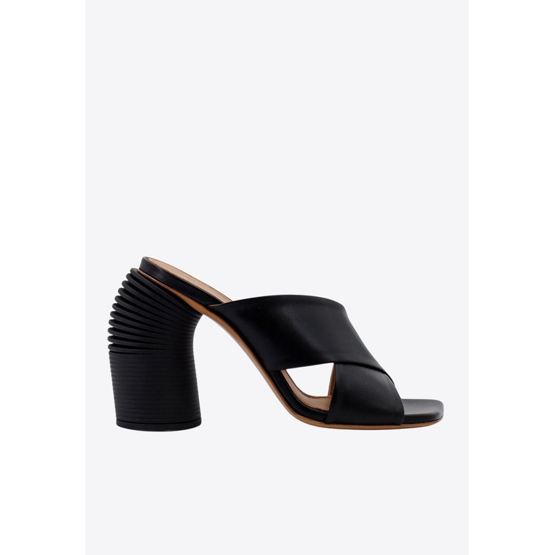 Spring 110 Crossover Strap Sandals Black wshoeseu_EU 36