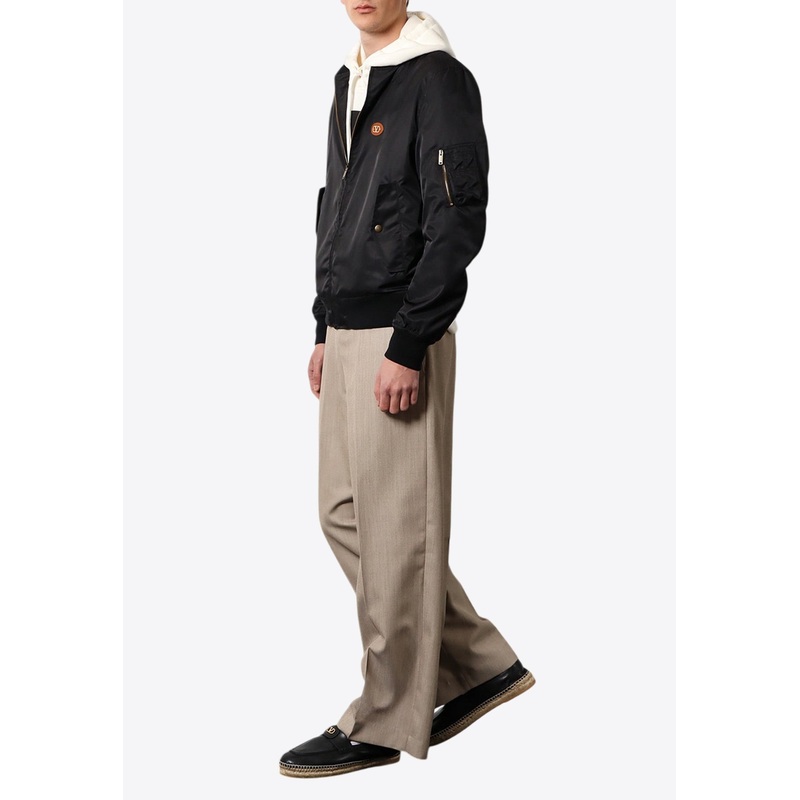 VLogo Patch Bomber Jacket Black mrtwit_IT 48
