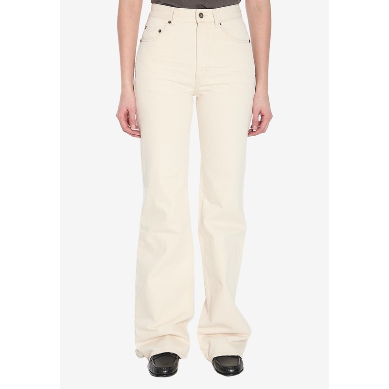 70s Straight-Leg Jeans White wrtwbottoms_27