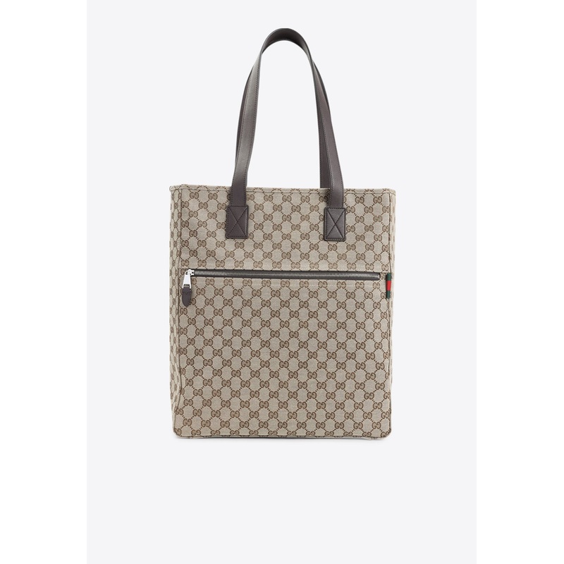 All-Over Logo Tote Bag Beige Onesize