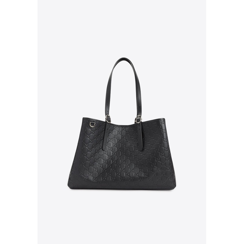 All-Over Logo Tote Bag Black Onesize
