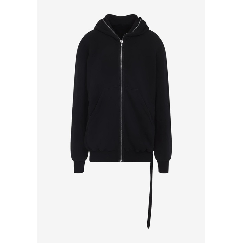 Gimp Zip-Up Hooded Sweatshirt Black mrtwstd_S