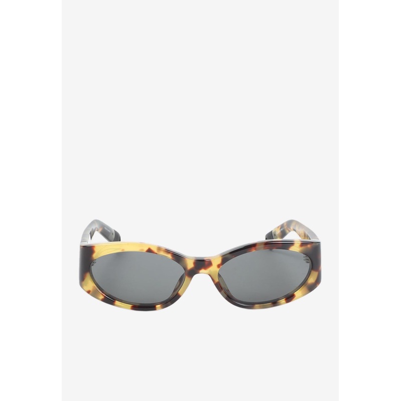 Ovalo Acetate Sunglasses Brown Onesize