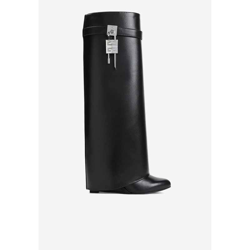 Shark Lock Pant 90 Knee-Length Boots Black wshoeseu_EU 36