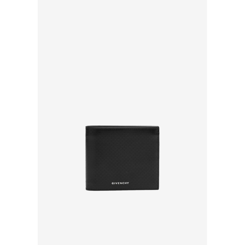 4G Bi-Fold Leather Wallet Black Onesize