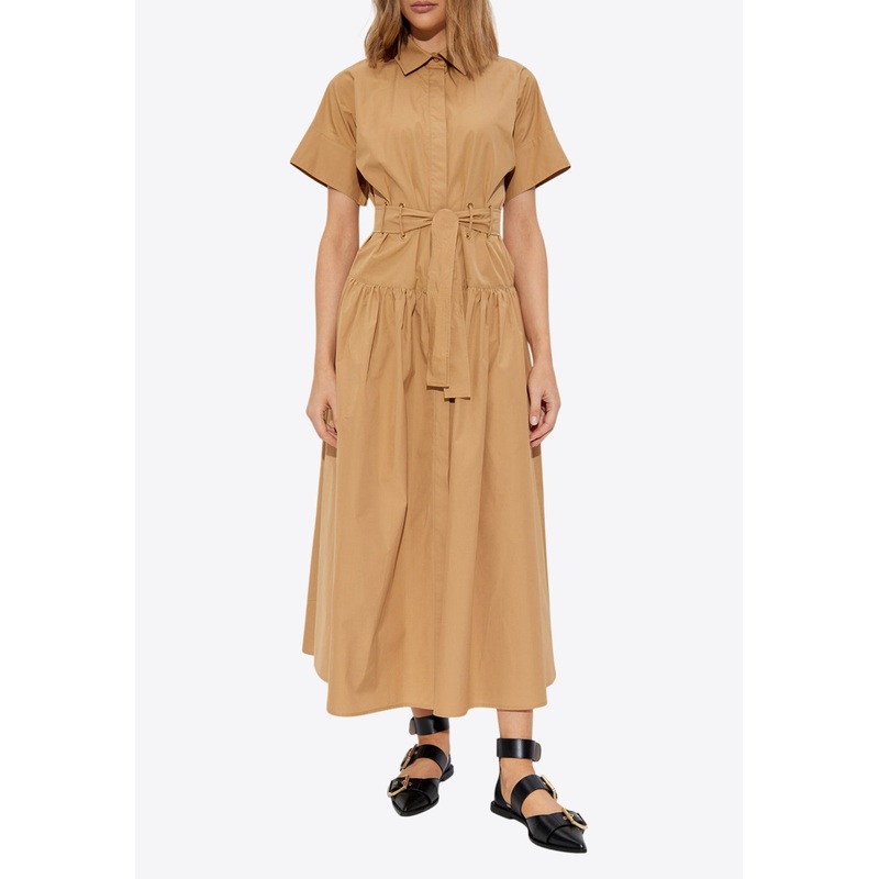 Agoraio Midi Shirt Dress Beige wrtwit_IT 36