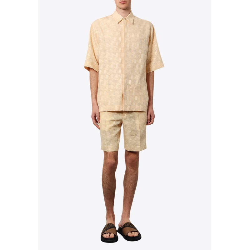All-Over FF Short-Sleeved Shirt Butter mrtwstd_S